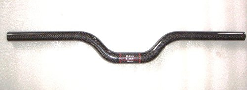 Cykel kolfiber 3k Carbon MTB Flat Lenker Fixie Singlespeed Riser Lenker 25,4 x 500-620 mm styre 540mm