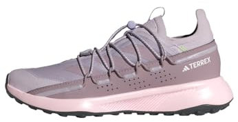 Adidas Mujer Terrex Voyager 21 Travel Shoes, Silver Dawn/Preloved Fig/Almost Pink, 40 EU