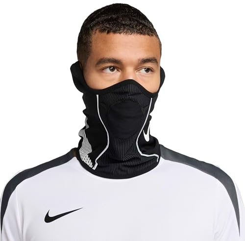 Nike Df Acdmy Snood Chaussettes pour homme, noir/blanc/blanc, taille L
