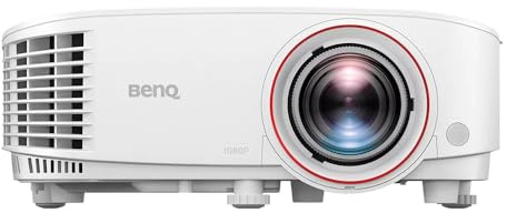 BenQ 1080p DLP Home Theater Short Throw Projector (TH671ST), 3000 Lumens, Low Input Lag for Gaming, Ambient Light Sensor