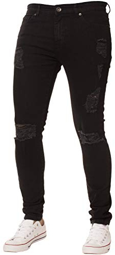Enzo Designer Mens Jeans Regular Fit Denim Pants Big King Tall All Waist Sizes