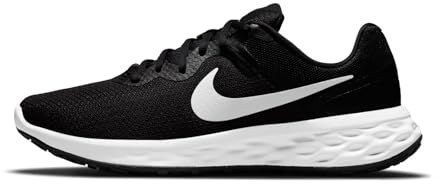 NIKE Men's Nike Revolution 6 Nn Sneaker, Black White Iron Grey, 6.5 UK