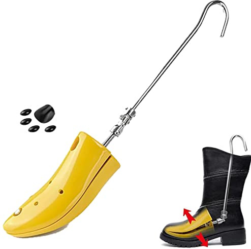 Birheatry Shoe Trees Higher,1Pcs Suitable for Left and Right Feet -Unisex Stretching Work Boots Height Shoe Stretcher Adjustable Boot Instep Stretchers Expander for Women& Men