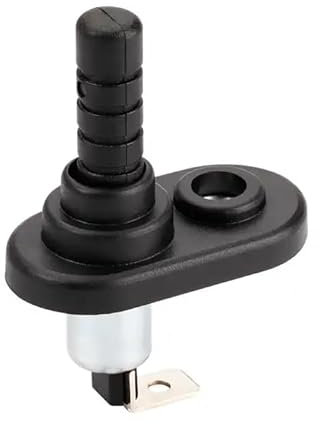 Contact de porte de voiture 20 A 12 V Marche-arrêt Ressort de traction Bouton de traction de porte de voiture Interrupteur de contact universel avec capuchon en caoutchouc