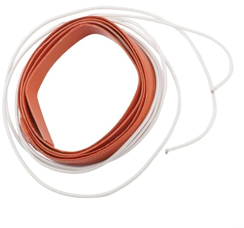 Almohadilla térmica de silicona de 24 voltios, 150 W, alfombrilla flexible con cable de alimentación desmontable de 1 m para calefacción del parabrisas del vehículo y eliminación de hielo
