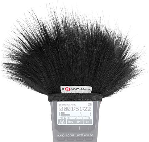 Gutmann Microfono protezione antivento pelo per Sony PCM-D100 Premium Edition Black con rivestimento interno