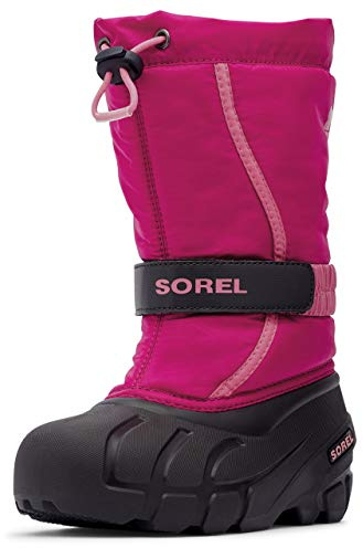 Sorel KIDS FLURRY Schneestiefel für Unisex Kinder, Rot (Deep Blush x Tropic Pink) - Youth, 37 EU