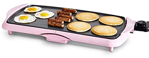 GreenLife 20 Extra Large Electric Griddle, Pink