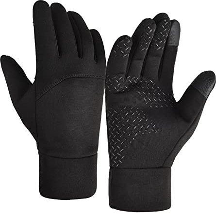 equlup Skihandschuhe, wasserdichte Schneegebürstete Handschuhe Winterhandschuhe Für Kaltes Wetter Neoprenstoff Touchscreen-Snowboard-Handschuhe Für Männer Und Frauen(M)