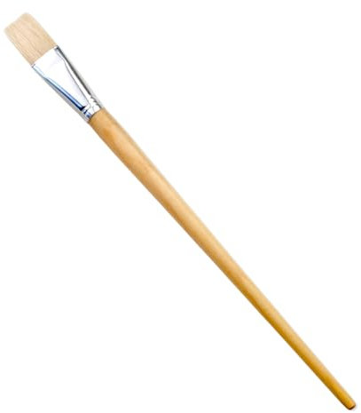 Flach Borstenpinsel Perfekt für präzises Malen und Lackieren (1 Stück | 24 mm)