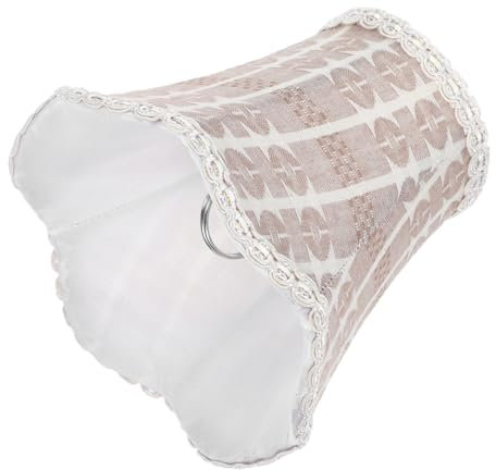 CIYODO Rustikaler Lampenschirm Aus Stoff Deckenlampenschirm Dekorative Abdeckung Für Wohnzimmer