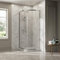NRG 760 x 760mm Chrome Framed Quadrant Shower Enclosure Sliding Door for Wet Room Cubicle Enclosures