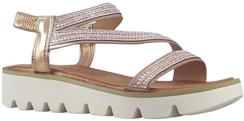 Heavenly Feet Fresco Womens Sandals Rose gold Standard Fit 5