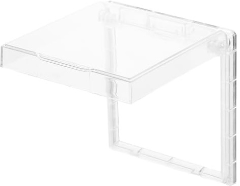 SHINEOFI Copripresa Adesivo Tipo 86 per Bagno Protezione Antispruzzo e Resistente alle Intemperie, Copertura Elettrica Esterna per Prese, Installazione senza Utensili per Ambienti Interni