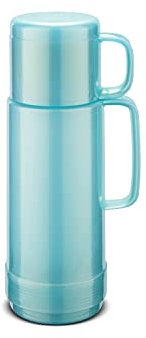 ROTPUNKT Premium Isolierflasche 80 Andreas I Thermokanne I Trinkflasche I isolierkanne I schadstoffrei I Babynahrung I Thermoflasche I Glaseinsatz I 500ml, Shiny aquamarin