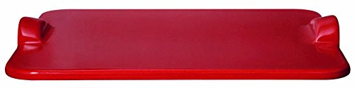 Emile Henry Rectangular Pizza Grill/Oven Stone, 19.6 x 14.0, Burgundy