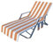 Sun Lounger Handtuch mit Taschen, Beach Lounge Stuhlbezug Microfaser Weich, hochwertige Qualität, saugfähig, für Schwimmbad, Garten, Sonnenbaden, Sauna, Sommer, Hotel, Urlaub (Gelb)