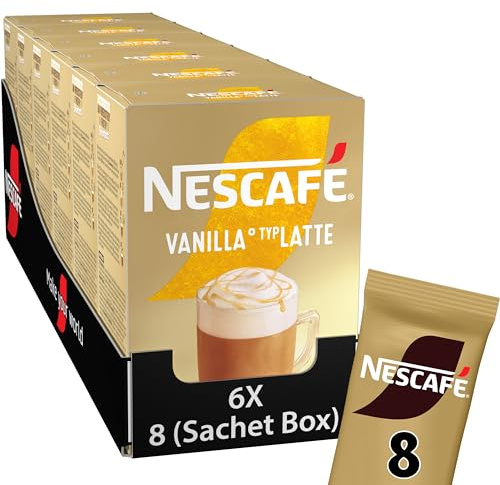 NESCAFÉ Gold Vanilla Typ Latte - Medium Roast Instant Coffee - Universal - 888g (1210g)