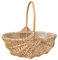 BESPORTBLE Rattan Blumenkorb Weidenkorb Geflochtener Korb mit Henkel Pflanzkorb Blumenmädchen Körbchen Obstkorb Blumentopf Streukorb Picknickkorb für Hochzeit Tischdeko Landhaus Shabby Chic Deko