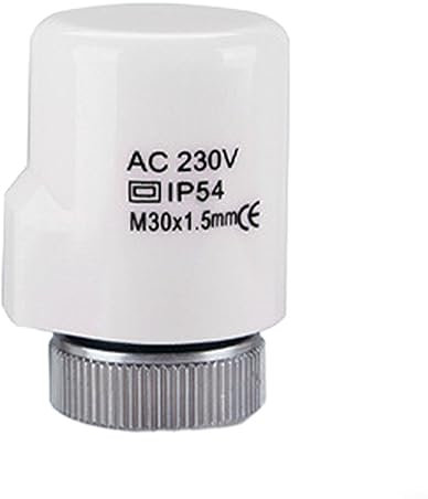 Actuador Termoeléctrico Actuador Térmico Eléctrico Cabeza De Válvula Para Termostato Radiador De Calefacción, Para Calefacción Por Suelo Radiador M30×1.5mm