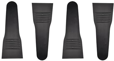 Raclette Spatula for Non-stick Pans | Kitchen Tools & Gadgets - Great Bakeware for Cooking and Decorating (Set of 4)