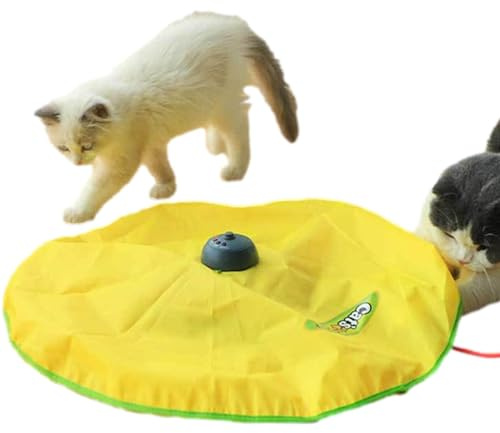 Pcingsia Interactive Cat Toy for Indoor Cats - Electronic Play Mat, Hunting and Automatic Toys