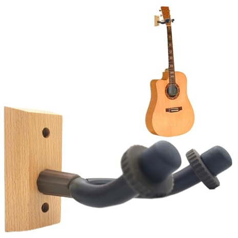 Gitarrhängande - väggfäste för bas, halkfri återanvändbar gitarrväggfäste