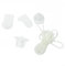 HomeVortex 25 mm Window Roller Blind Fittings Kit With Brackets Chain Spares Set Blind Parts Replacement System For Home Office Hotel Indoor Outdoor Installation