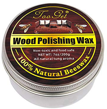 TooGet Wood Seasoning Beeswax Furniture Polish & Restoration Care Beeswax, Suit for Woods & Furniture, Bamboo, Wooden Surfaces, Wood Polish Protection - 7OZ