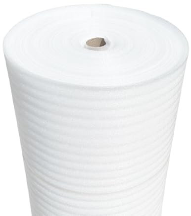 PE-Schaumfolie Trittschalldämmung Dämmunterlage Dämm 2mm Schaumfolie Parkett Fußboden Bodenunterlage Unterlage Dämmung Boden Laminat Fußbodenheizung (Stärke: 2mm, 200m²)