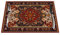 Türkische Platzsets, 4er-Set, orientalisch, türkischer Teppich, Kunstmuster, hitzebeständig, für Esstisch, rutschfest, 45,7 x 30,5 cm, Pm-014