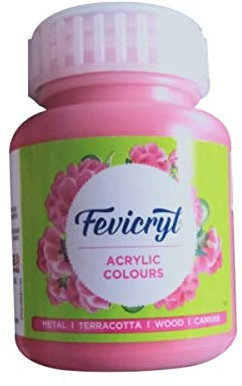 SPL Acrylic & Multi Surface Paint Colour for Art & Craft (100 Ml Btl) Pidilite Fevicryl (PINK)