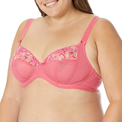 Elomi Women's Plus Size Charley Seamless Spacer T-Shirt Bra, Honeysuckle, 38FF