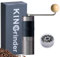 KINGrinder K2 Gerader Grif Manuelle Kaffeemühle mit 140 einstellbaren Mahlgraden für Aeropress, French Press, Drip, Espresso, 25 g Fassungsvermögen