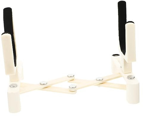 TOYANDONA 1stück Teleskopischer Faltbarer Violin Display Stand Stabiler Violin Ständer Für Violinen Wasserdichtes Pu-material Design Für Musiker