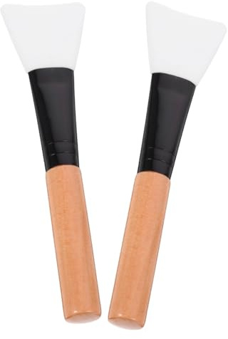 OATIPHO 2pezzi Pennello Per Maschera Applicatore Per Maschera Strumento Per Della e Compatto Impugnare Portare Te