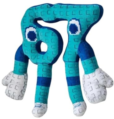 OUKEYI Steal a Brainrot Plush 67 Cushion Pillow,Stuffed Animals Pillow Doll Gifts for Fans Home Decor 10 inch Blue Style