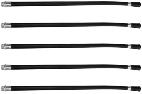 TEHAUX 5 piezas Manguera Extintor Boquilla Plástico Resistente Fácil Instalación Compatible Extintores Agua y Polvo Seco Uso Doméstico y Profesional