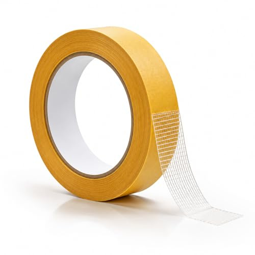PaYuanRaoTi Heavy Duty Double Sided Adhesive Tape, 20mm×20m, Ourlet Thermocollant, Pour Tissu Et Maison Bande Thermocollante Ourlet Sans Couture Pour Rideaux Vetements Tapis Et Travaux De Fixation