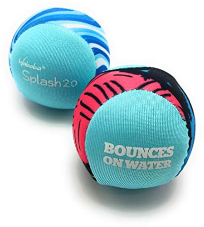 Waboba Splash Ball 2.0 - Water Bouncing Ball (Colors May Vary) (Two Pack)