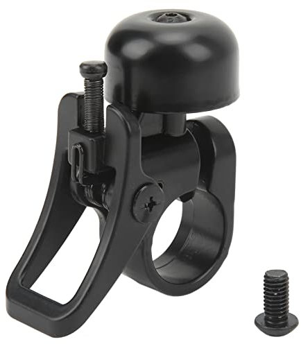 Alomejor Elektrische Scooter-Klingel, Schwarze, Laute, Kleine Hupe aus Aluminiumlegierung für Pro PRO2 1S Lite Scooter