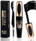 Black 5D Telescopic Mascara for Eyelashes, Waterproof Smudge-proof Long Lasting Colored Mascara, Silk Fiber Wimperntusche Volumen & Längen, Eyelash Extensions Effect, Augen-Make-up für Frauen-01