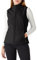 Outdoor Ventures Softshell Weste Damen Ärmellose Jacke Laufweste Leicht Winddicht Warm Fleeceweste Stehkragen Sport Golf Weste mit 4 Taschen für Wandern Camping Schwarz 2XL
