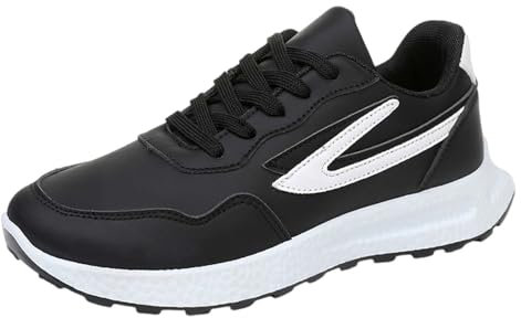 Generisch Damen Laufschuhe Turnschuhe Sportschuhe Sneaker Leichtgewichts Atmungsaktiv Gummisohlen für Walking Outdoor Fitness Jogging Weisses Sneaker Damen Badminton Schuhe Damen Victor