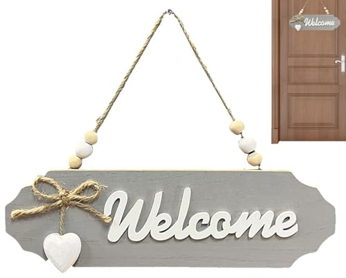 Cartello di benvenuto della fattoria | Cartello di benvenuto in legno decorazione per la casa | Decorazione da parete per la casa