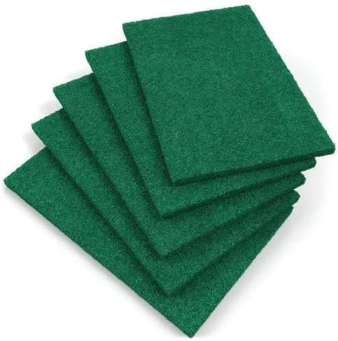 Scouring Pads Dish Scrubber Scourer Pads Heavy Duty Household Dish Washing Reusable Pad Scouring Pad Non Scratch Multipurpose Product for Home Kitchen Bathroom Utensils Cleaning Sink Scrub (1 Count)