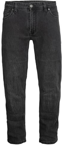 Mycl Turell Motorradhose Herren Jeans - Billy Jeans One Layer AAA Motorrad Hose CE (Schwarz) - mit LEVEL 1 Protektoren - Einlagig und extrem reißfest - Bequem, Stylisch & Sicher (Weite, Länge: 40, 32)