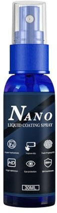 Telefonbeläggningsspray – anti- hydrofob skärmfilm vätskeskydd | oleofoba telefontillbehör 30 ml skärmspray för smartphone och surfplatta, klocka med glasvård