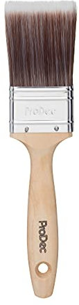 Brocha sintética Profesional ProDec de 2 Pulgadas para un Acabado Liso con Pinturas de emulsión, Brillantes y satinadas en Paredes, techos, Madera y Metal, 2 50mm