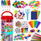 FunzBo Arts and Crafts Supplies Kit for Kids Toddlers Age 4 5 6 7 8 9 - All in One D.I.Y. Crafting Kindergarten Homeschool Supply Set Kids Toys Brithdays Gifts